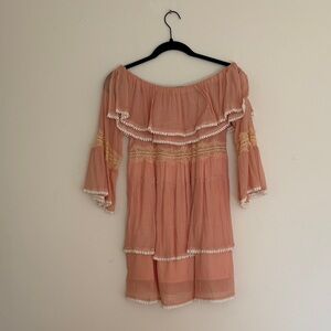 Boho Dress- Peach